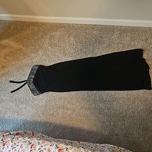 Black Mike Benet formal with stunning beads n rhinestones along top size 4